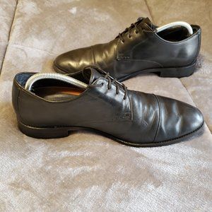 Cole Haan C11630 Black Leather Lenox Hill Grand OS Cap Toe Oxfords Shoes Sz 10 M